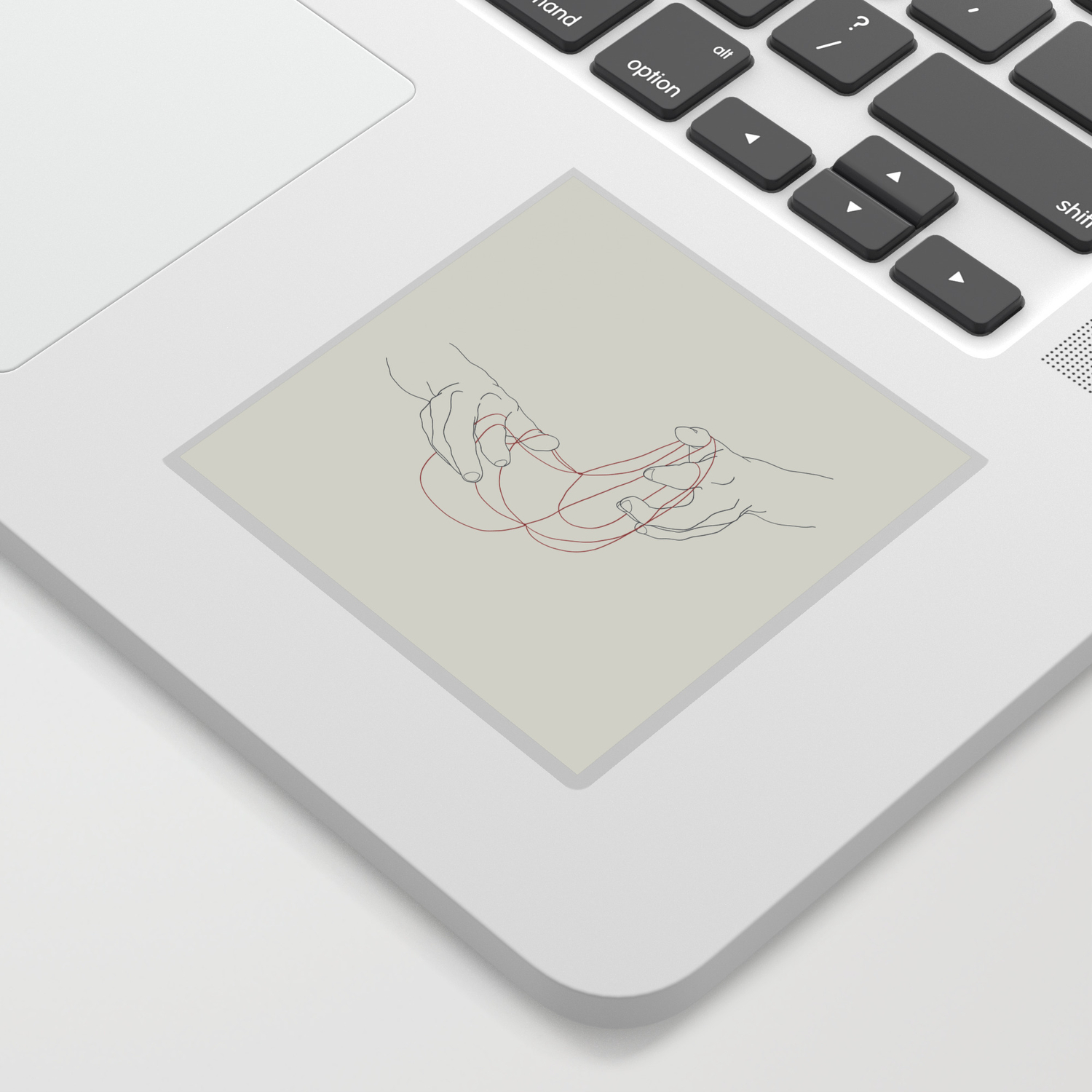 Cat S Cradle Sticker By Adjctive Society6