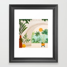 Baja Seaside Landscape Framed Art Print