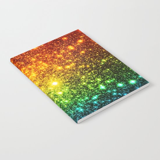 RainBoW Sparkle Stars Notebook