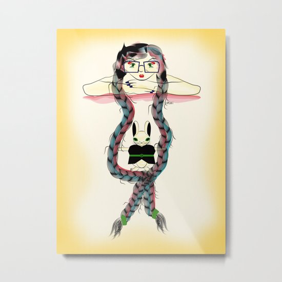 Rapunzel Metal Print