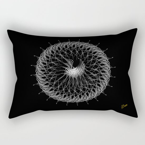 Intergalactic Spore Rectangular Pillow