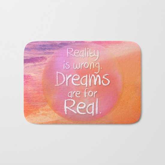 Beach Waves IV - Dreams and Reality Bath Mat