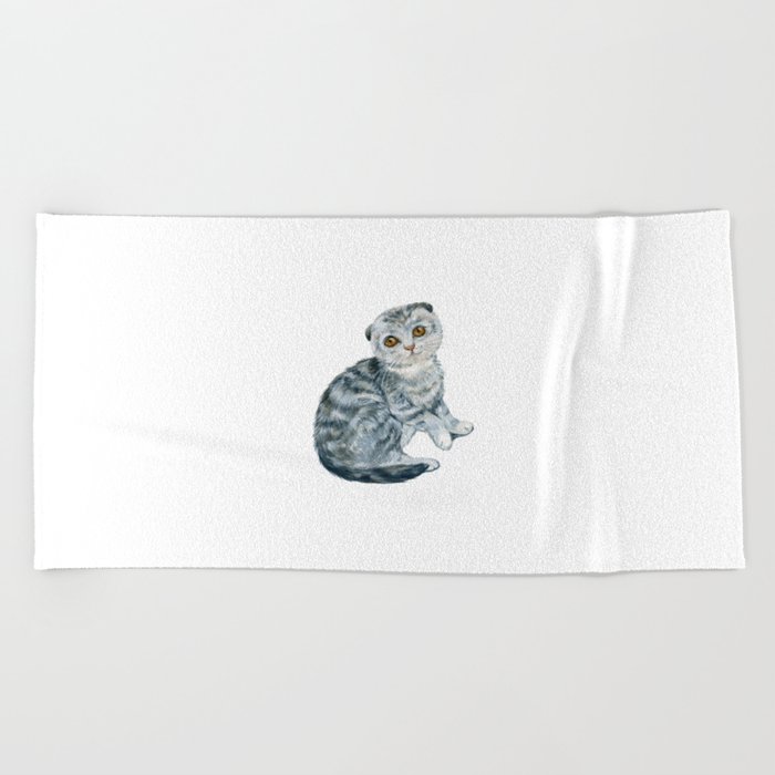 Cat Animal Art Cat Print Sad Cat Gray Cat Print Kitten