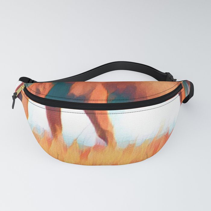 Wild Animals Digital Art Print Fanny Pack By Annatees