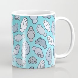 Manatee Pattern Coffee Mug