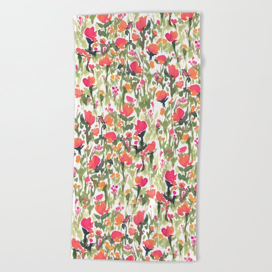 Heart's A Mess Beach Towel