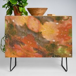 Abstract hand painted watercolor. Nice background Credenza