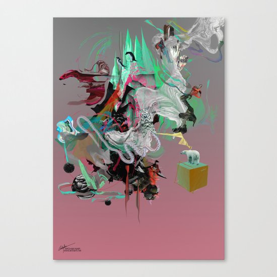 Pluie Canvas Print