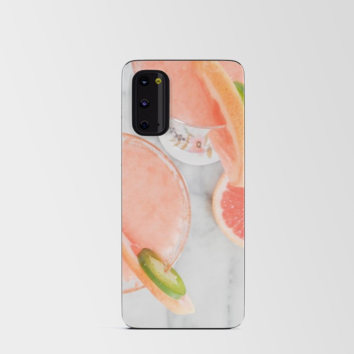 Refreshing Pink Summer Cocktail Android Card Case