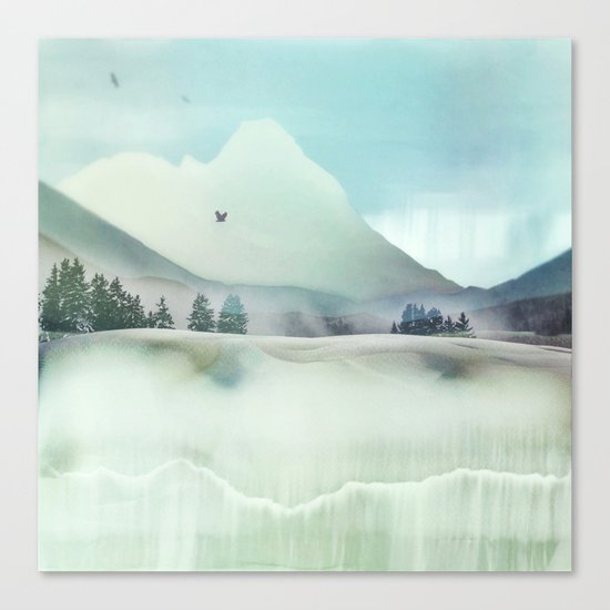 Winter Hunt Canvas Print