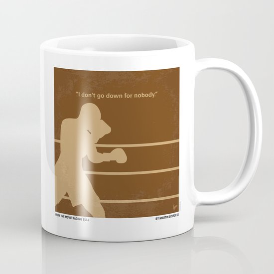 No174 My Raging Bull minimal movie poster Mug