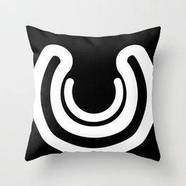 Black and white 90s inspired  Throw Pillow
