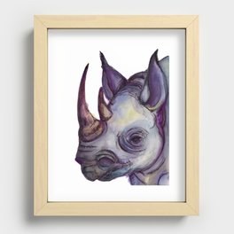 Rhino Blues Recessed Framed Print
