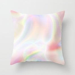 Soft Fluid Design Throw Pillow