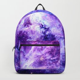 Purple Lavender Gold Tarantula Nebula Backpack