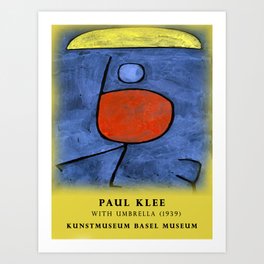 Remix With umbrella  Painting  by Paul Klee Bauhaus  Art Print