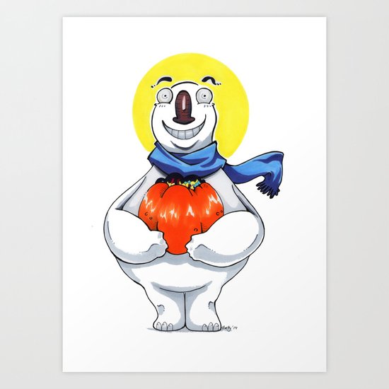 Crazy Halloween Art Print