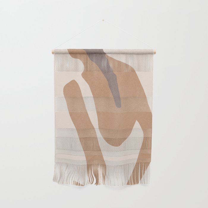 Abstract Minimal Girl Wall Hanging By Thindesign Society6
