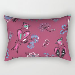 Summer Songbirds 2 Rectangular Pillow