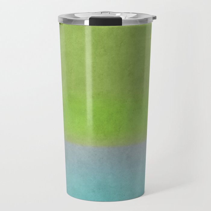 Green greenery greenish Travel Mug