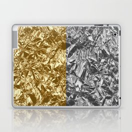 Gold Silver Foil Modern Collection Laptop Skin