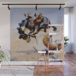 “Bucking Horse” Western Vintage Art Wall Mural