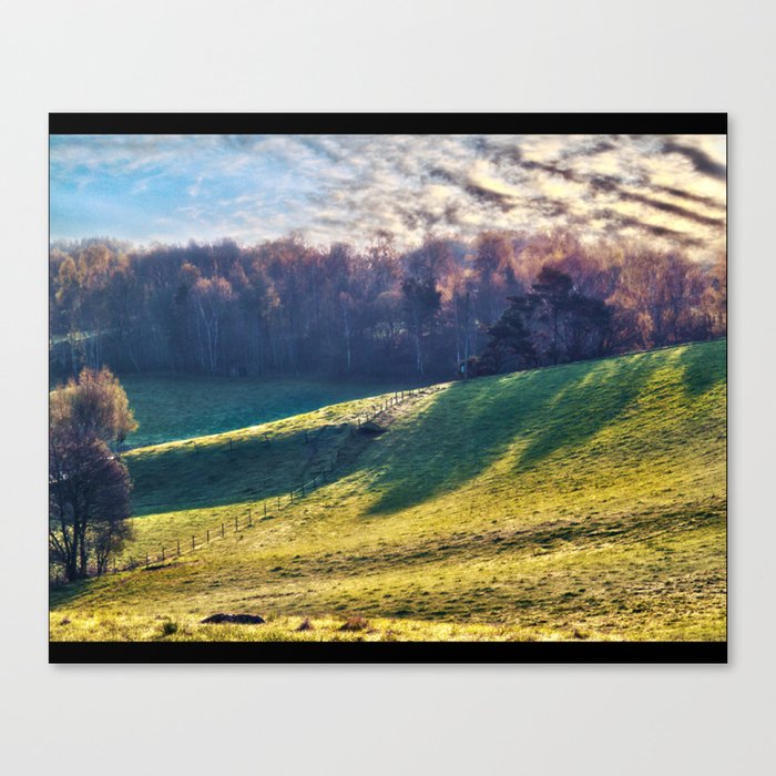 Chromatic Hills Canvas Print