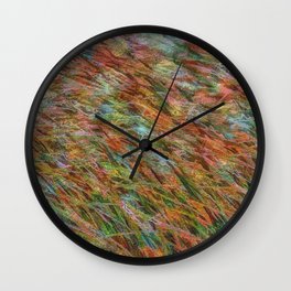 Rainbow carpet Wall Clock
