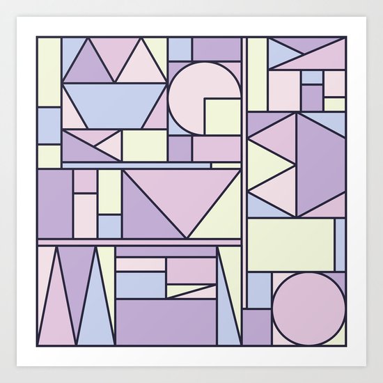 Kaku Pastel Art Print