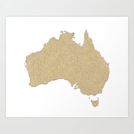 Map of Australia in gold glitter Art Print | Goldglittermap, Goldglitter, Graphicdesign, Australia, Australiamap, Australianmap, Map, Mapofaustralia, Glittermap, Goldmap 