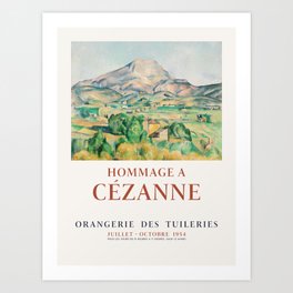 Paul Cezanne Art Exhibition Art Print