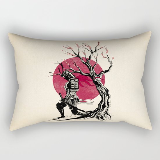 Redhead samurai Rectangular Pillow