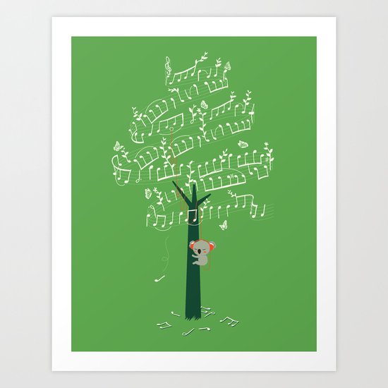 Tree Hugger Art Print