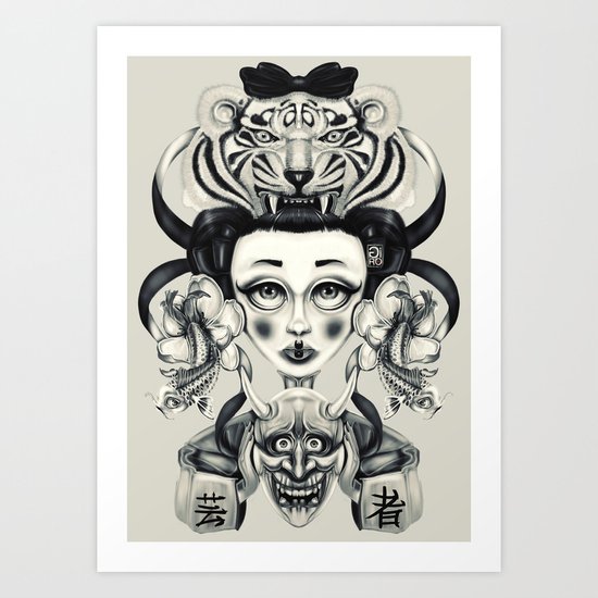 "Tattoeums VIII" Art Print