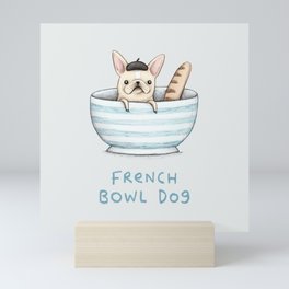 French Bowl Dog Mini Art Print