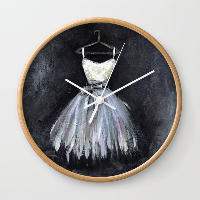Ballerina Dress 2 - Painting Wall Clock