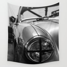 Black 'n White Racer / Classic Car Photography Wall Tapestry