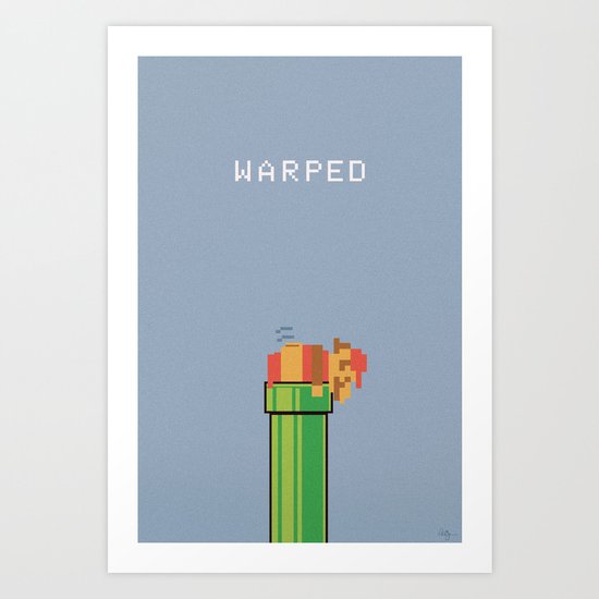Warped Art Print
