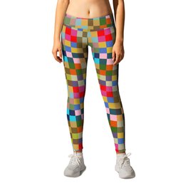 Colorful Checkerboard Leggings