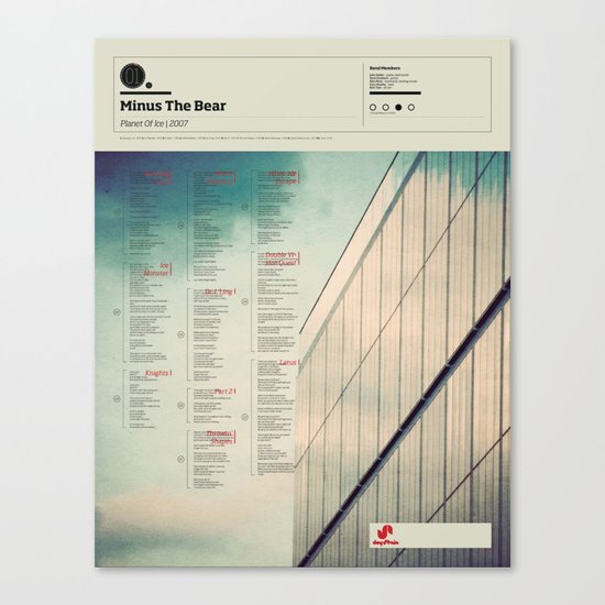 The Visual Mixtape 2010 | Planet Of Ice | 01 / 25 Canvas Print
