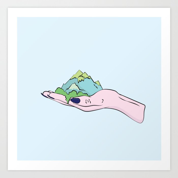 The Earth Is In Our Hands Art Print By Beth A Society6 The Earth Is In Our Hands Art Print By Beth A Society6