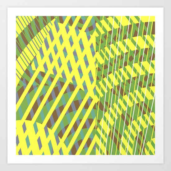 Greens Art Print