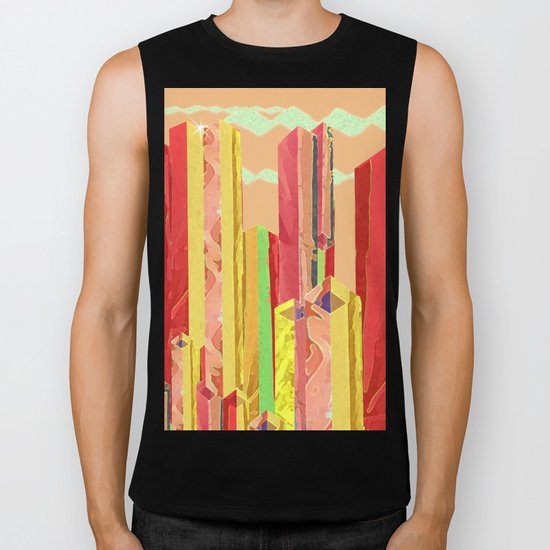 Uptown Downtown Summer Eve Biker Tank