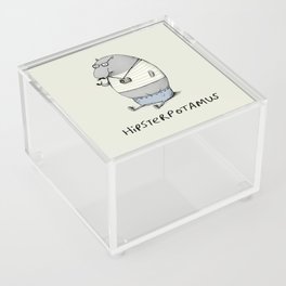 Hipsterpotamus Acrylic Box