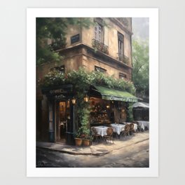 French Café  Art Print