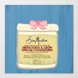 Shea Moisture Hair and Beauty Products Canvas Print