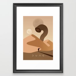 Arrakis Sandworm Framed Art Print