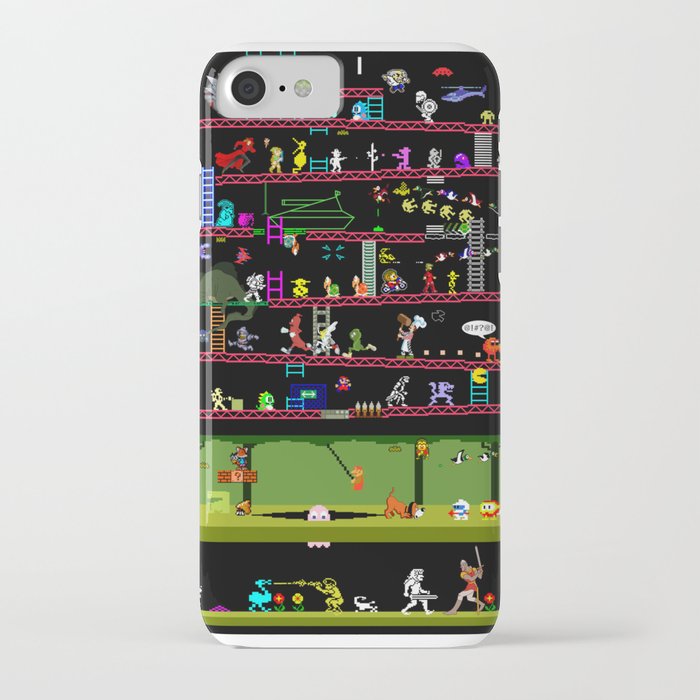 50 classic video games iphone case
