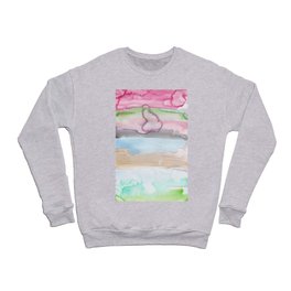 2   | Abstract Minimal Watercolor Painting | 191223 Crewneck Sweatshirt