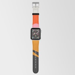 Landscape 02: Mid Century Abstraction Apple Watch Band | Bold, Summer, Midcentury, Sun, Colorful, Graphicdesign, 70S, Landscape, Art, Retro 